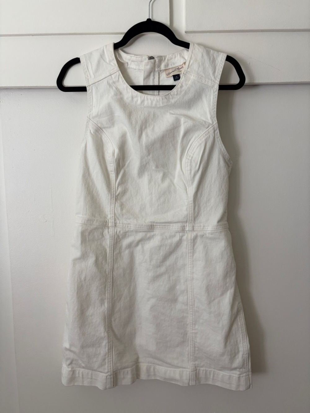 Universal Thread White Sleeveless Mini Dress